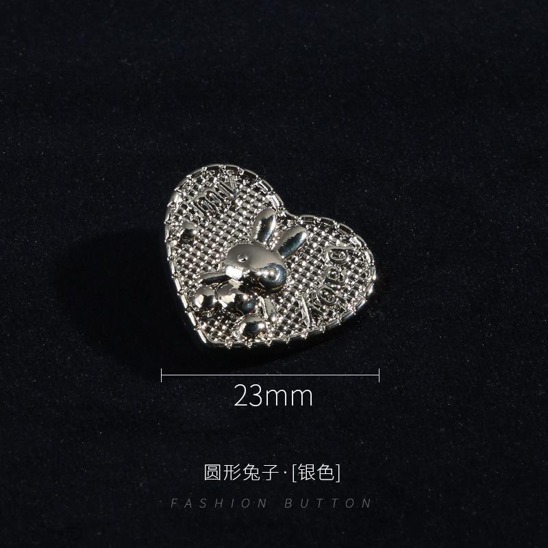 Metal Button Children'S Clothes Jacket Button Accessories Round Gold Coat Sweater High-End Buttons Children'S Small