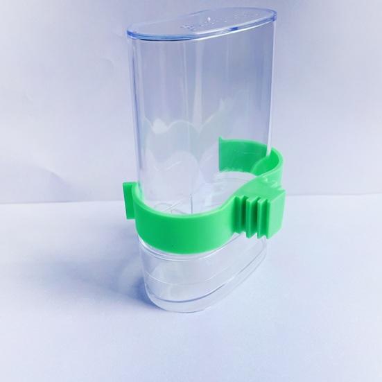 Automatisk fuglevanndispenser Fugledrikkemater Gjennomsiktig fuglebur vannfontene for Budgie Cockatiel Lovebird Canary Finch