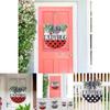 Eye-catching Ladybug Door Decor With Stunning Black White Gray Bow For Seasonal Home Style
