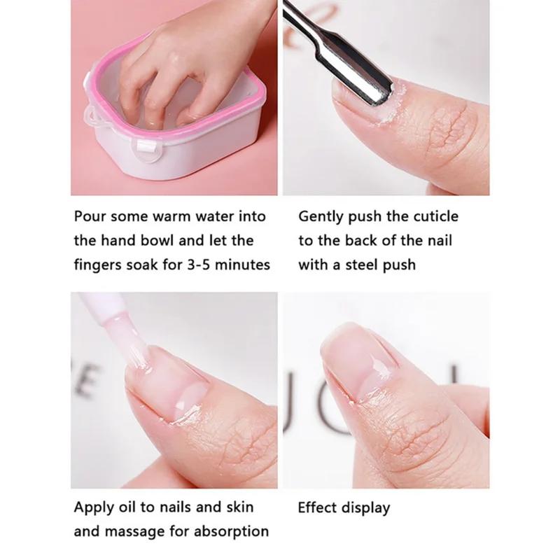 Nail Polish Remover Soak Bowl Nail Art Treatment Health Tools Durable Horny Care Bubble Bowl Gel Nail Remover