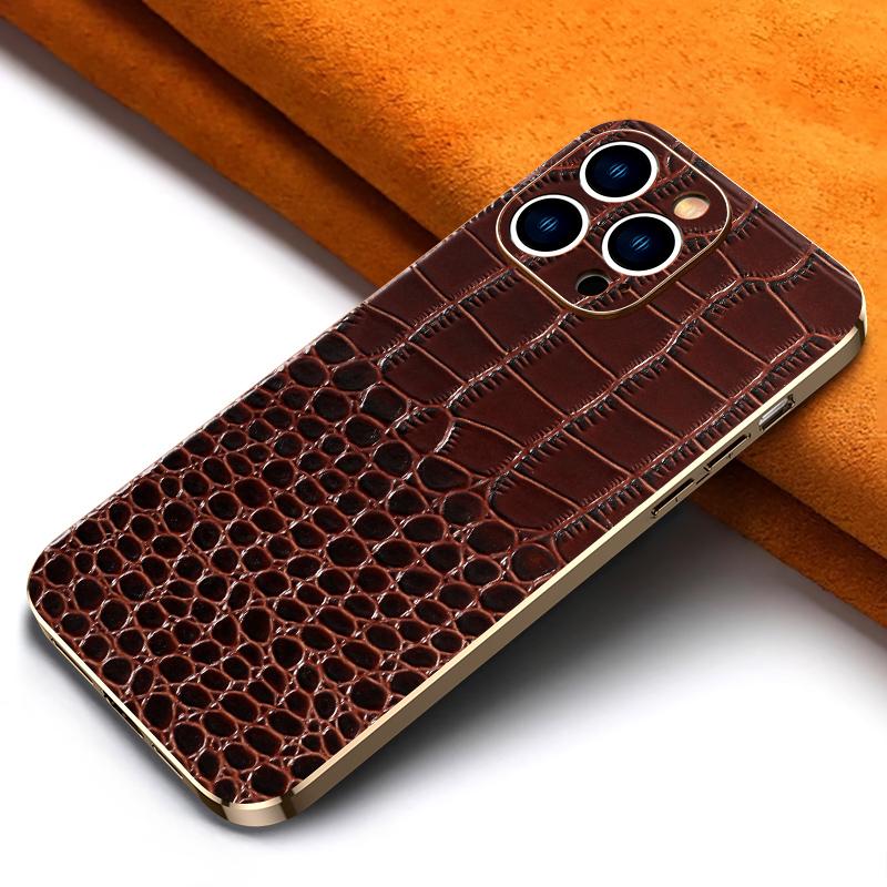 

Чехол из натуральной кожи для iPhone 16 15 Pro Max 14ProMax, роскошный, с мягкими краями, противоударный, защитный чехол для камеры For iPhone 14 Pro