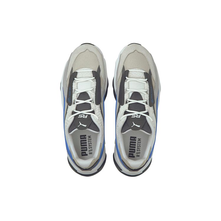 Puma Rs-Connect Splash Comfortable Mesh Shock Absorbing Non-Slip Durable Low-Top Training Running Shoes Unisex sneaker Gray White 381910-02