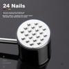 BJ 304 Stainless Steel Double-Sided Meat Tenderizer, Steak Mallet, Meat Hammer, Rosewood Meat Tenderizer, Meat Tenderizing Hammer