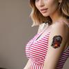 12pcs Temporary Tattoo Decorative Stickers Colorful Realism Dinosaur Stickers Waterproof Long-lasting Body Stickers For Men