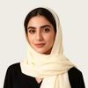 High-Quality Velvet Chiffon Scarf: Elegant Plain Color Malaysian Gauze
