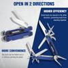 WORKPRO Multi-function Pliers, Outdoor Multi-Tool, Multi-Pliers, 18-in-1, Folding Pliers, Wire Cutter, Saw, File, Screwdriver, Can Opener, Locking