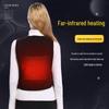Unisex Graphene Heated V-Neck Vest: One Size Adjustable Electric Heating Vest