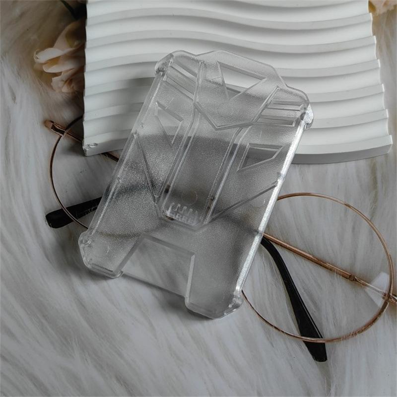 Retractable Backpack Keychain with Easy-Pull Buckle and Badge Holder - Black