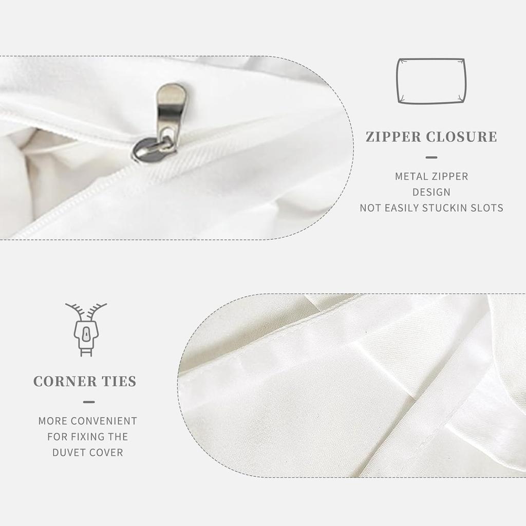 Flame Motorcycle Pattern Bedding Set, Motorcycle Duvet Cover with Pillowcase and Zipper,Soft Kids Teen Boys Bedding Set 2 Pcs