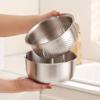 304 Stainless Steel Vegetable Washing Basin Detachable Fruit Strainer Basin Mixing Bowl  Salad