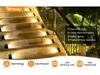 Solar Step Lights - Outdoor Sensor Lights for Garden, Balcony, or Staircase