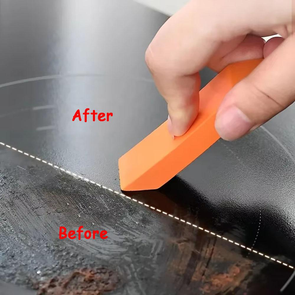 Easy Limescale Eraser Rubber Household Kitchen Cleantool Kitchen Toilet Rust Brush Bathroom Glass Rust Remover Cleaning Brush