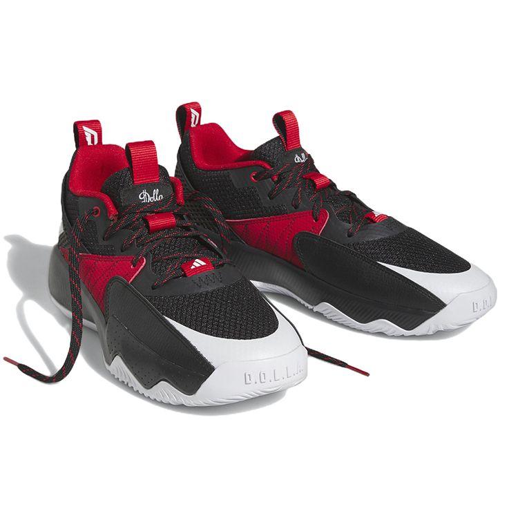 Adidas Dame Certified EXTPLY 2.0 Trail Blazers Auswärts Unisex Sneaker Schwarz Better-Scarlet Cloud-White HR0728