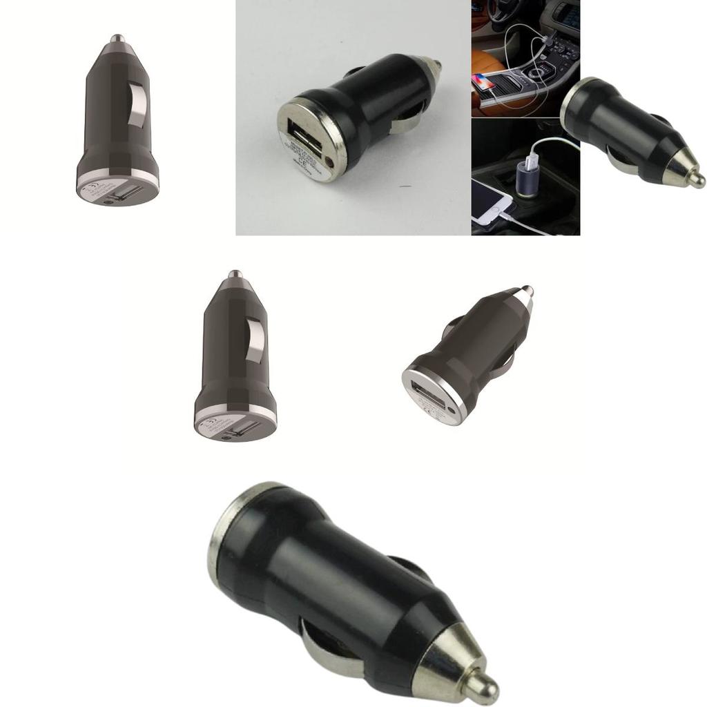 Universal Car Charger With Usb Bullets For Fast Charging And Mobile Devices