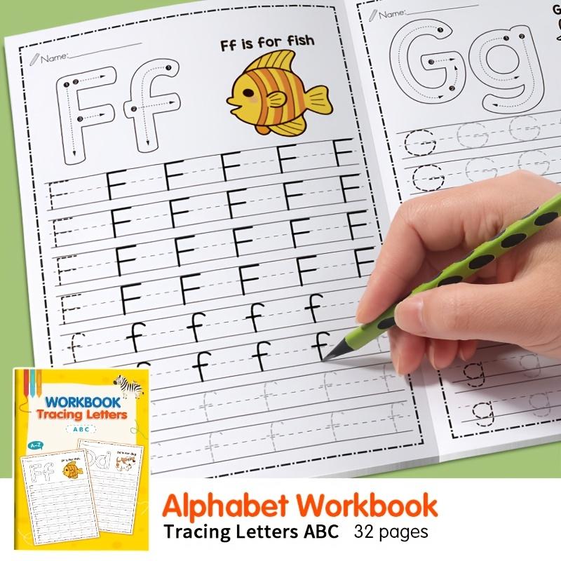 Non-Toxic Children'S Alphabet Practice Book Creative Color Activities Writing Skills Gift
