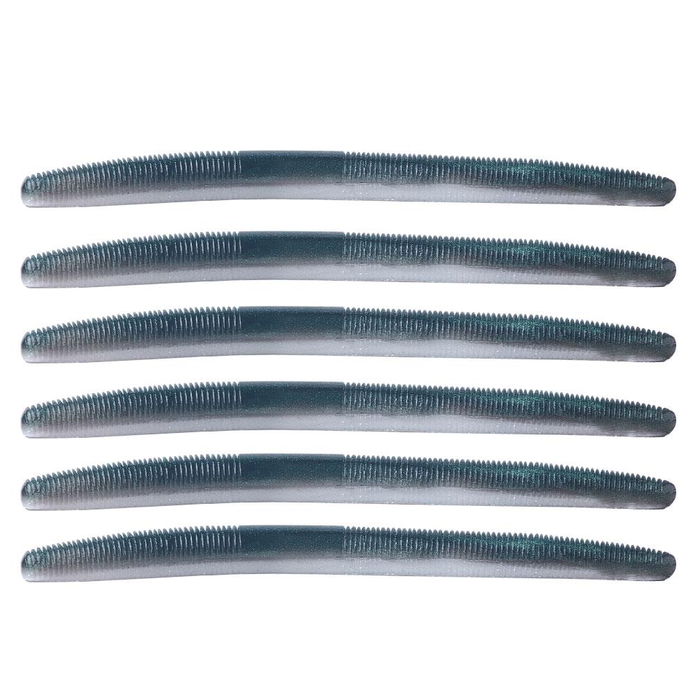 6 buc/sac Momeală de râme moale Wigglers roșii 11,5 cm-.5,5 g Nalucă de pescuit Softbait pentru păstrăv bass somn jigging