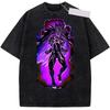 One-Punch Man Garou & Boros Manga Japonais Vintage Lavé Y2K Ample Streetwear T-shirt Femme et Homme