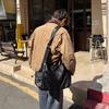 Large-capacity Tote Bag with Shoulder Strap Pleated Single-shoulder Bag Under The Arm Commuter Bag
