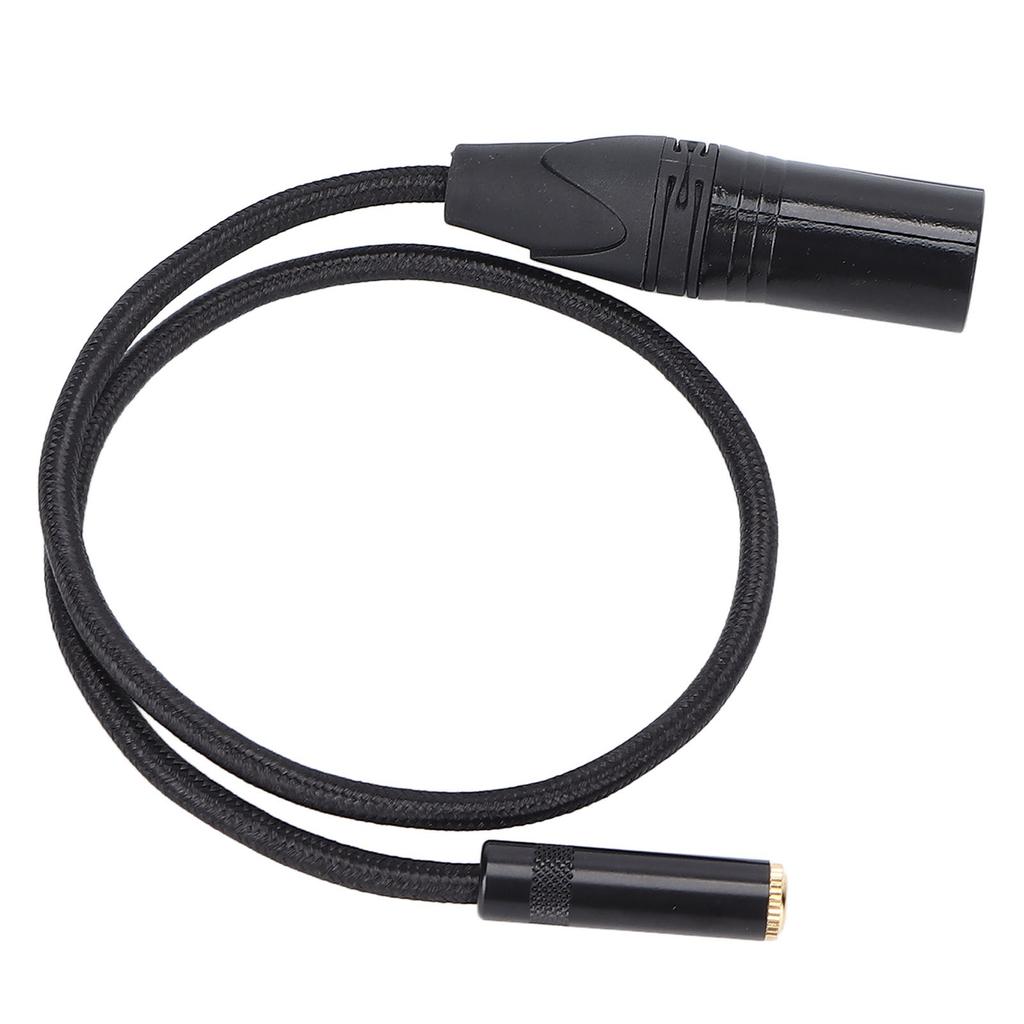 3.5mm Female to XLR Male Cable Prevent Interference Noiseless 3pin Stereo XLR Adapter Cord for