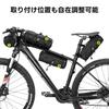 ROCKBROS Bicycle Front Bag Handlebar Bag 2L Large Capacity 4WAY Compact Lightweight Road Bike Bag Accessories Storage Shoulder Included Velcro Fixatio