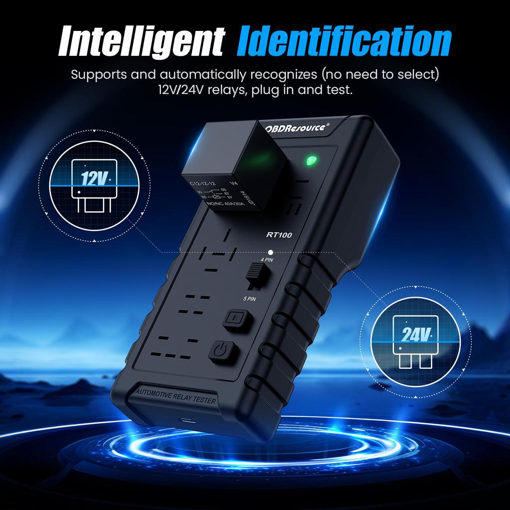 RT100 Car Relay Tester - 12V/24V