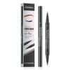 Natural and Smooth Wild Eyebrow Two-headed Eyebrow Pencil, Waterproof, Sweat-proof and Non-smudging Double-headed Eyebrow Pencil