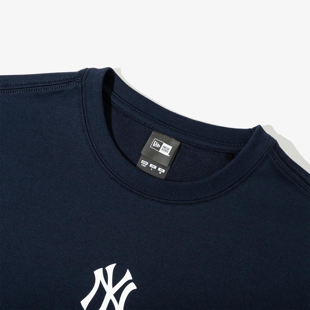 New Era Logo Loose Fit Crew Neck Short Sleeve T-Shirt Men Tops 14679813
