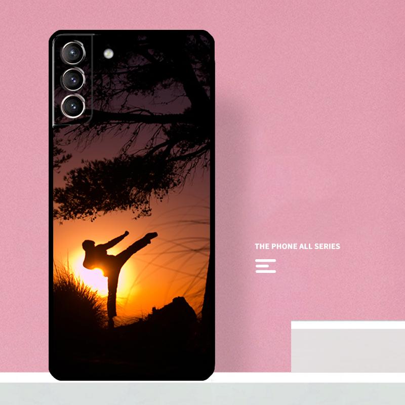 Kung Fu Taekwondo Karate Phone Case For Samsung Galaxy S25 S26 Ultra S20 S21 S22 S23 S24 S10 Plus S25 FE Cover Coque