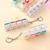 Cute Fidget Clicker Keychain Mini Push Button Stress Relief Toy Kawaii Bag Charm Portable Edc Keyring Gift For Kids Adults