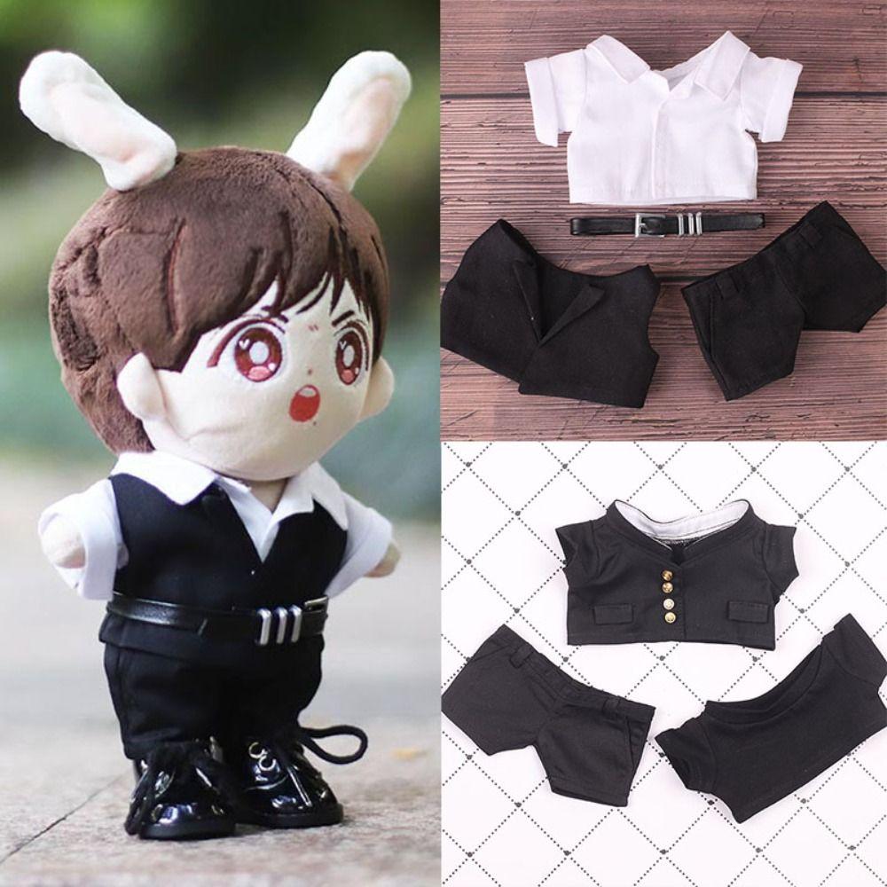 

Clothes Cotton 20cm Doll T-shirt Clothes T-shirt Suit Accessories 20cm Doll Trousers Doll Clothes