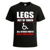 Legs Out of Order Graphic Joke Gift Mens T Shirt Funny Novelty Party Tee Top