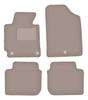 Beige Velour Floor Mats For: Hyundai Elantra V Coupe, Sedan (2010-2016)