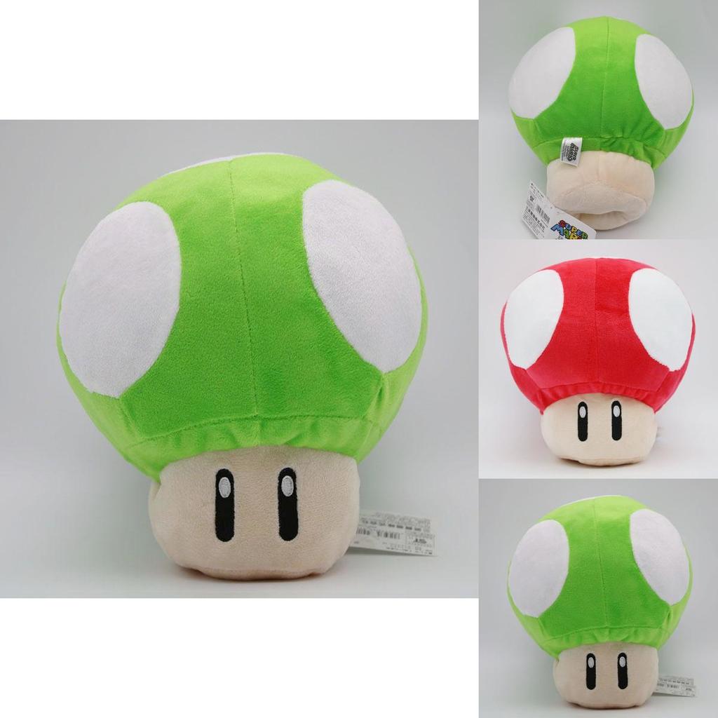 Adorable Super Mario Plush Toy Mushroom Doll In Colorful Designs For Kids' Joy