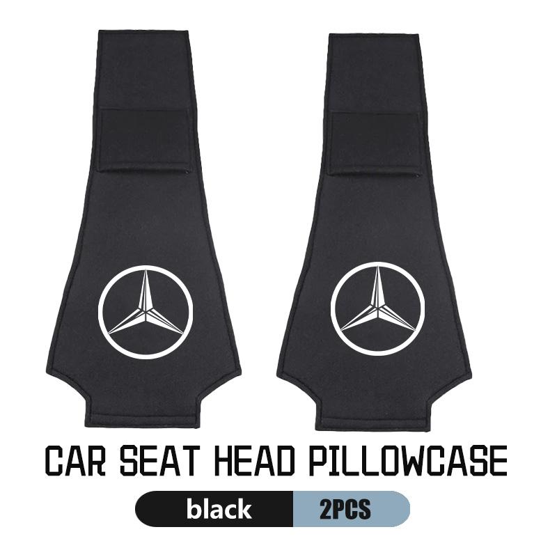 For Benz Car Seat Back Headrest Pillow Dustproof Cover Support Pad Auto Accessories Exclusive AMG W124 W203 W204 SPRINTER V PN7
