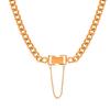Titanium Steel Flavors Chain Following Bone Chain