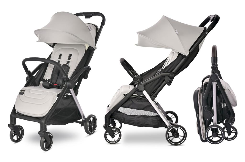 Lorelli loret - wózek spacerowy autofold do 22kg | grey jasper