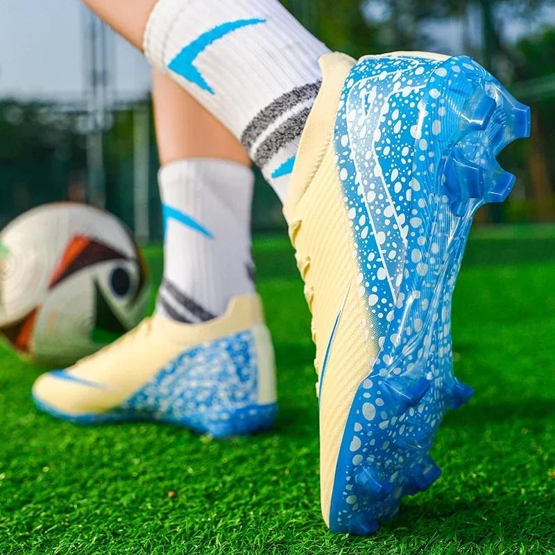 TF/FG Herren Fußballschuhe Professionelle Unisex Fußballschuhe Stollen Rasen Training Outdoor Atmungsaktiv Sport Damen Fußballschuhe
