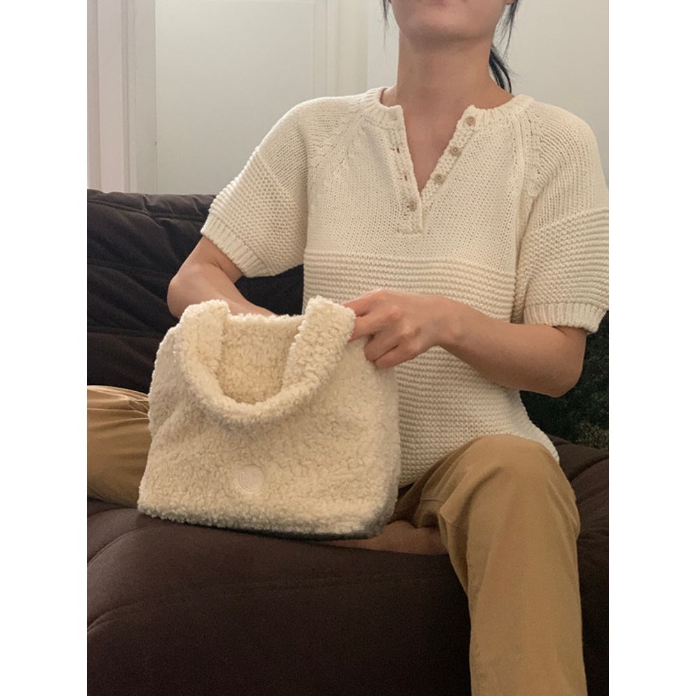 BLOW Teddy Bag (Cream / Pink / Chocolate)