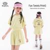 Bàndùxián Girls' 2025 Summer Sun-Protective Sport Two-Piece Set