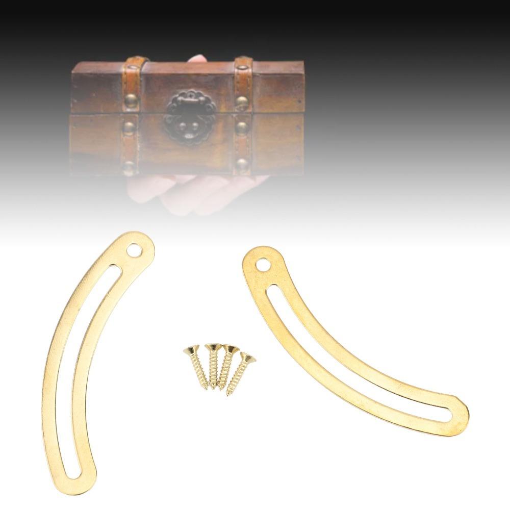 

20PCS Gold Lid Support Hinges Copper Spring Box Lid Fixed Hinge Jewelry Box золотой