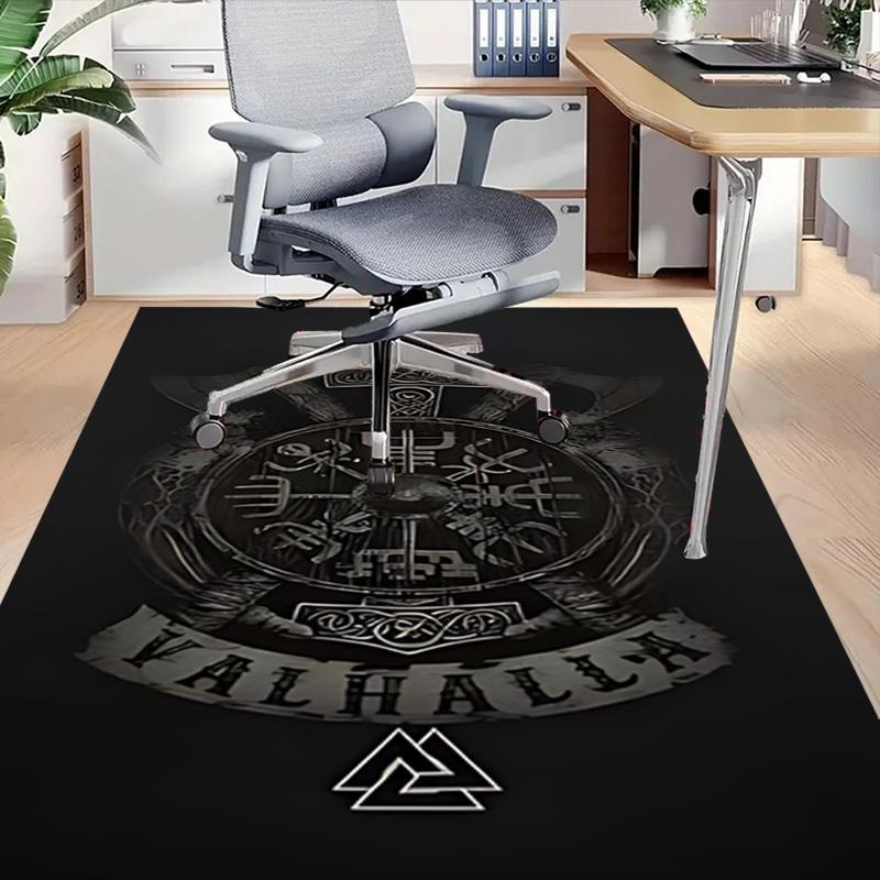 1pc Valknut Valhalla Carpet Anti Slip Polyester Floor Mat for office,Bedroom