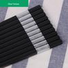 Xiyao 27cm Chinese Style Alloy Chopsticks - 10 Pairs