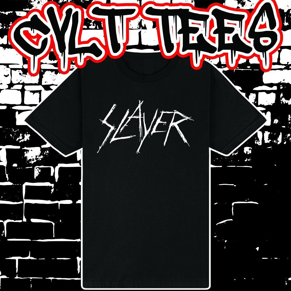 

Футболка с логотипом группы Slayer ~ 100% австралийский хлопок Унисекс XXXL