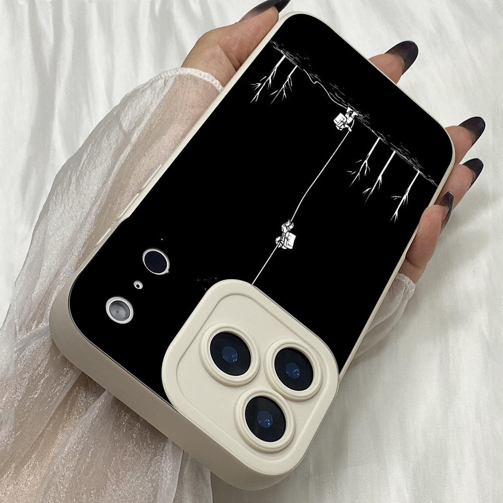 M397 Space Moon Astronaut Black art Design Angel Eyes Soft Phone Cases for iPhone Samsung Galaxy Xiaomi Rdemi Huawei Honor Infinix Realme All Model