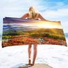 Seaworld Landscape Microfiber Oversized Lightweight Beach Towel Sand Free Towels Swim Pool Camping  Essentials Accessories