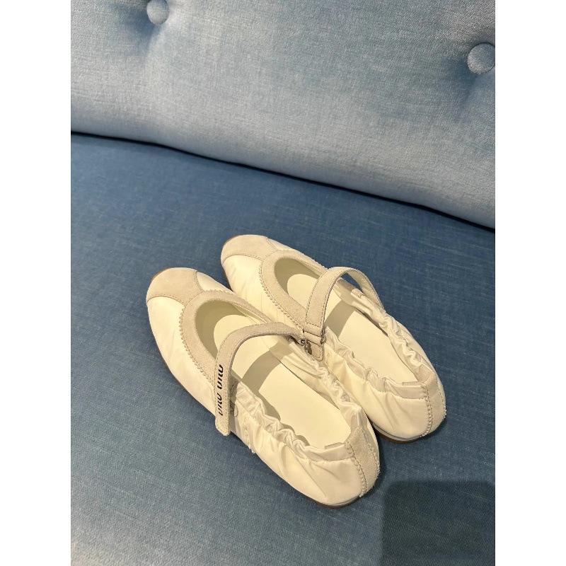 Sheepskin Version~ New Fashion Soft-soled Dexun Mary Jane Shoes Women's Spring and Autumn Color Matching Word Velcro Casual Shoes