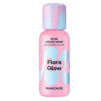 Mamonde Flora Glow Rose Flüssigmaske 80ml - Koreanische Schönheitspflege für strahlende Haut