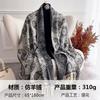 Women S Thick Faux Cashmere Ethnic Style Jacquard Scarf For Winter