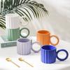 Ins Artistic Sense Cute Creative Gift Ceramic Mug, Office Souvenir Tea Cup Coffee Cup Water Cup