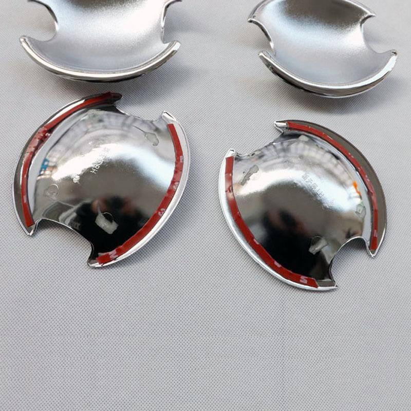 Door Handle Bowl Fit Russian for Nissan Almera G11 2012 2014 2015 2018 Chrome Cover Trim Car Styling Abs Accessories 4 Pcs